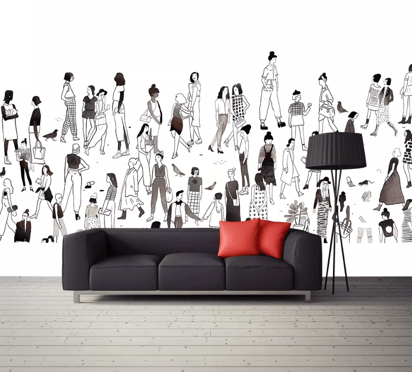 3D Graffiti Shopping 1293 Wallpaper AJ Wallpaper 2