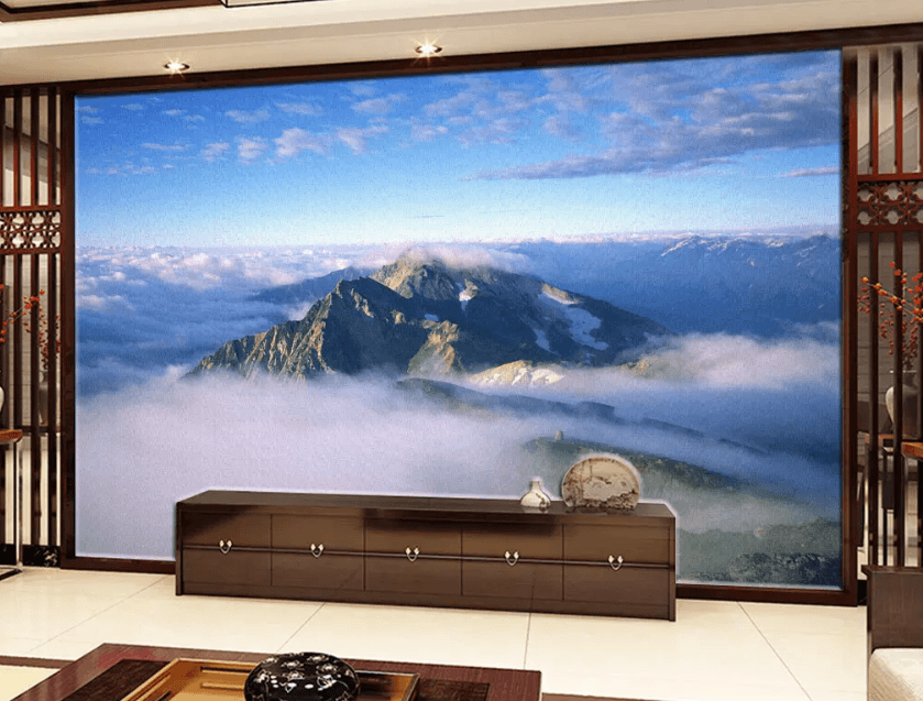 3D Cloud Mountain 1294 Wallpaper AJ Wallpaper 2