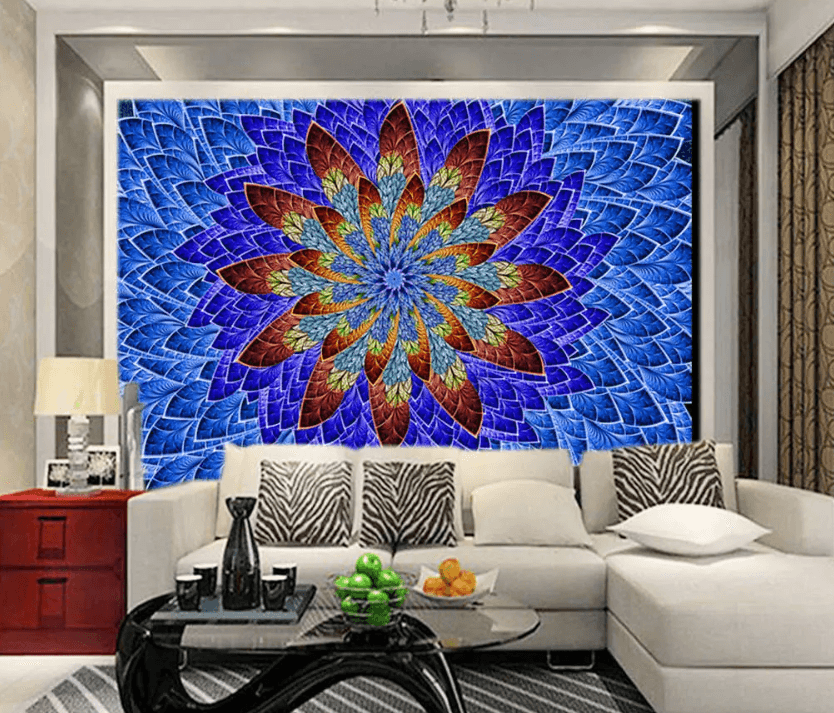 3D Petal Spell Flower 1274 Wallpaper AJ Wallpaper 2