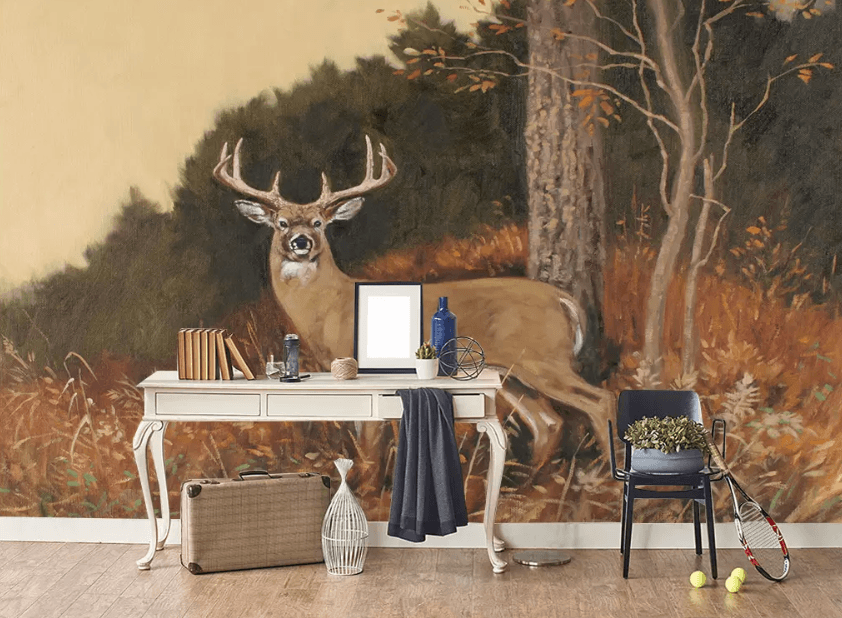 3D Weed Deer 1267 Wallpaper AJ Wallpaper 2