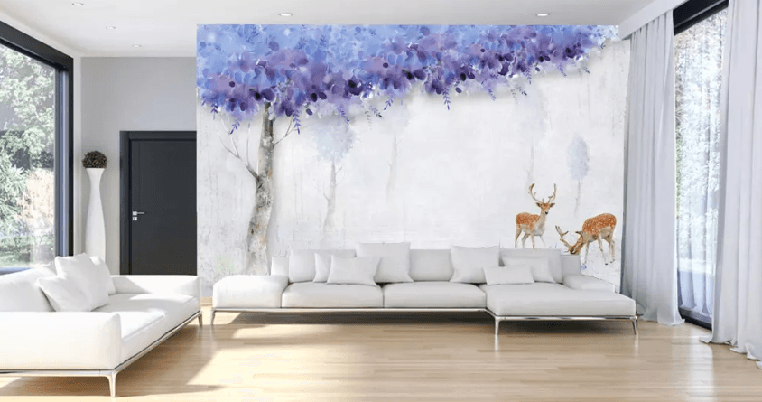 3D Sika Deer Foraging 1252 Wallpaper AJ Wallpaper 2
