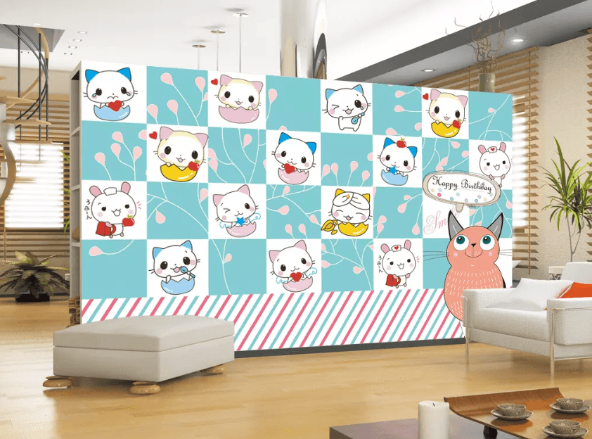 3D Cute Cat 1249 Wallpaper AJ Wallpaper 2