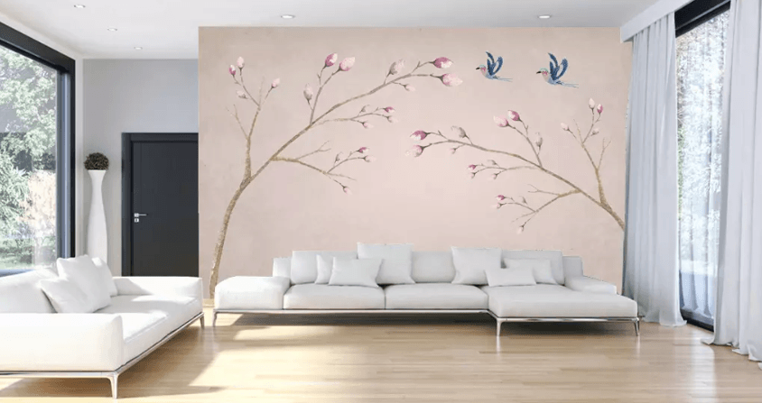 3D Fragrant Bird 1238 Wallpaper AJ Wallpaper 2