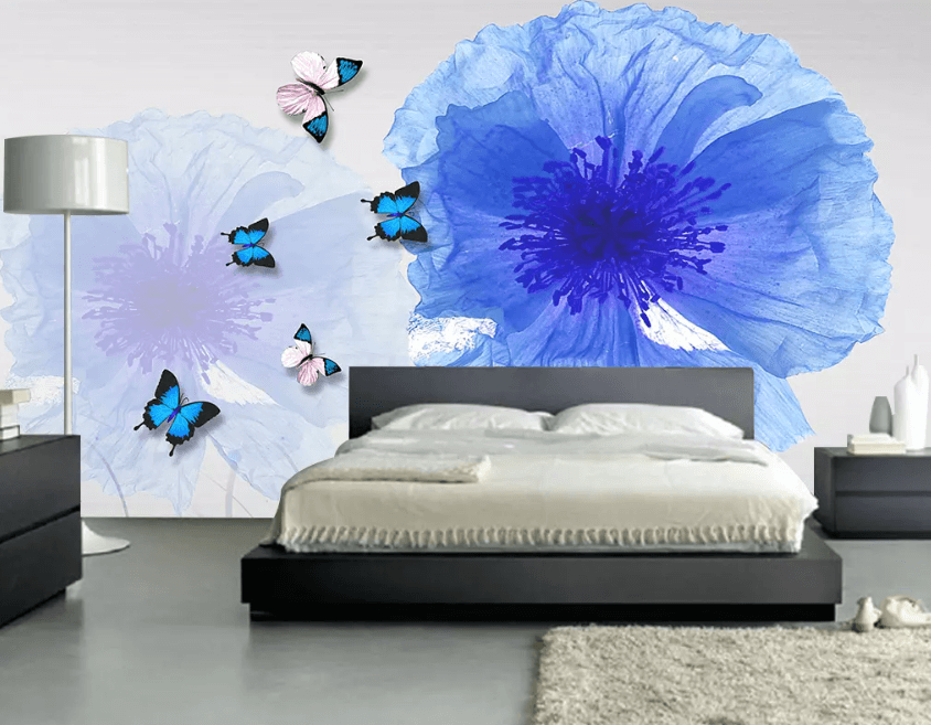 3D Fragrant Seduce Butterfly 1237 Wallpaper AJ Wallpaper 2