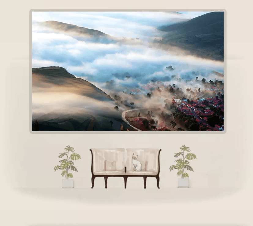 3D Overlooking Small Town 1195 Wallpaper AJ Wallpaper 2