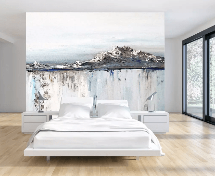 3D Oil Painting Mountain 1139 Wallpaper AJ Wallpaper 2