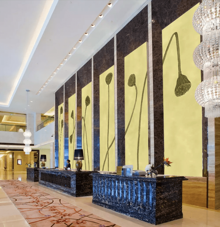 3D Curved Lotus Seed 1123 Wallpaper AJ Wallpaper 2