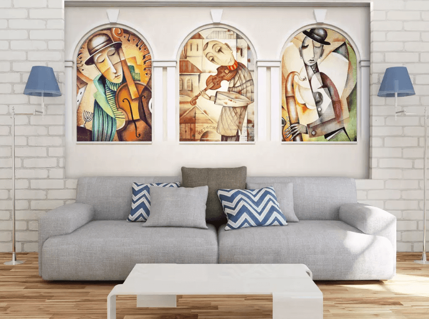 3D Cartoon Playing Violin 1115 Wallpaper AJ Wallpaper 2