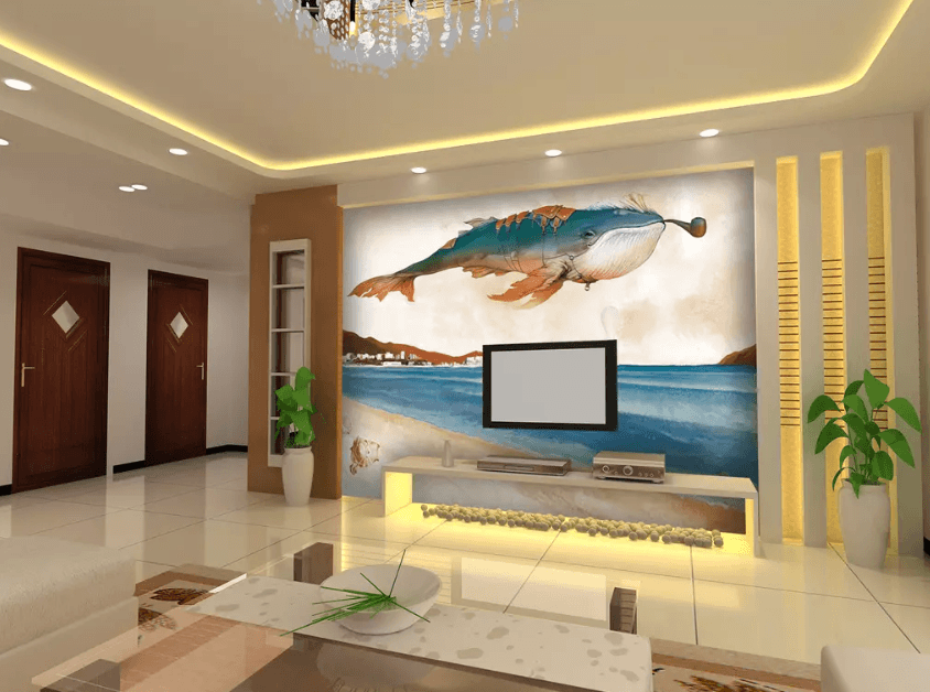 3D Air Whale Cigarette Holder 1089 Wallpaper AJ Wallpaper 2