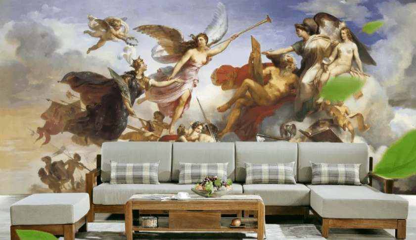 3D Angel Flying Horn 1039 Wallpaper AJ Wallpaper 2