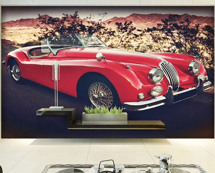 3D Sports Car Travel 1032 Wallpaper AJ Wallpaper 2