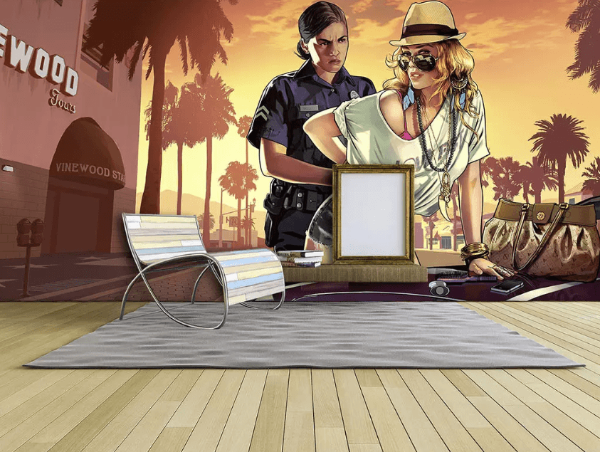 3D Police Search 1013 Wallpaper AJ Wallpaper 2