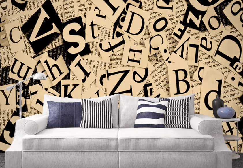 3D Capital Letter Paper 1004 Wallpaper AJ Wallpaper 2