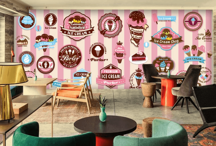 3D Ice Cream Logo 948 Wallpaper AJ Wallpaper 2