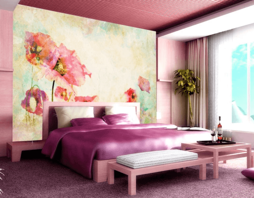 3D Transparent Blooming Flower 945 Wallpaper AJ Wallpaper 2