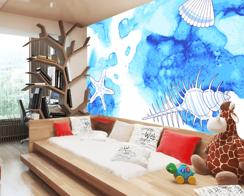 3D Starfish Shell 924 Wallpaper AJ Wallpaper 2