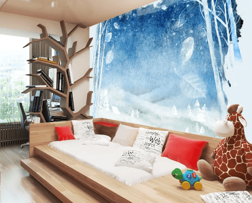 3D Painting Leaf 907 Wallpaper AJ Wallpaper 2