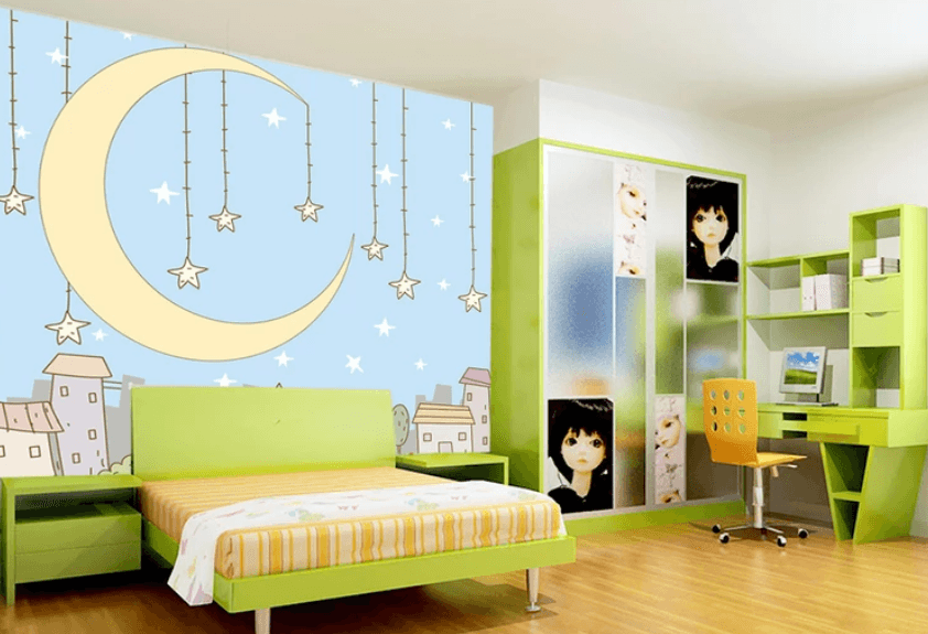 3D Hanging Stars And Moon 864 Wallpaper AJ Wallpaper 2
