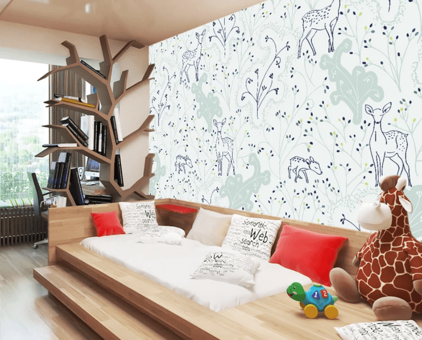 3D Painting Fawn 862 Wallpaper AJ Wallpaper 2