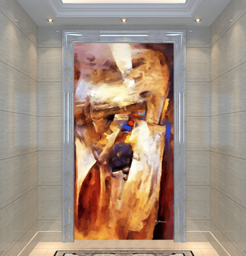 3D Oil painting Abstract Hand Drawn 1641 Wallpaper AJ Wallpaper