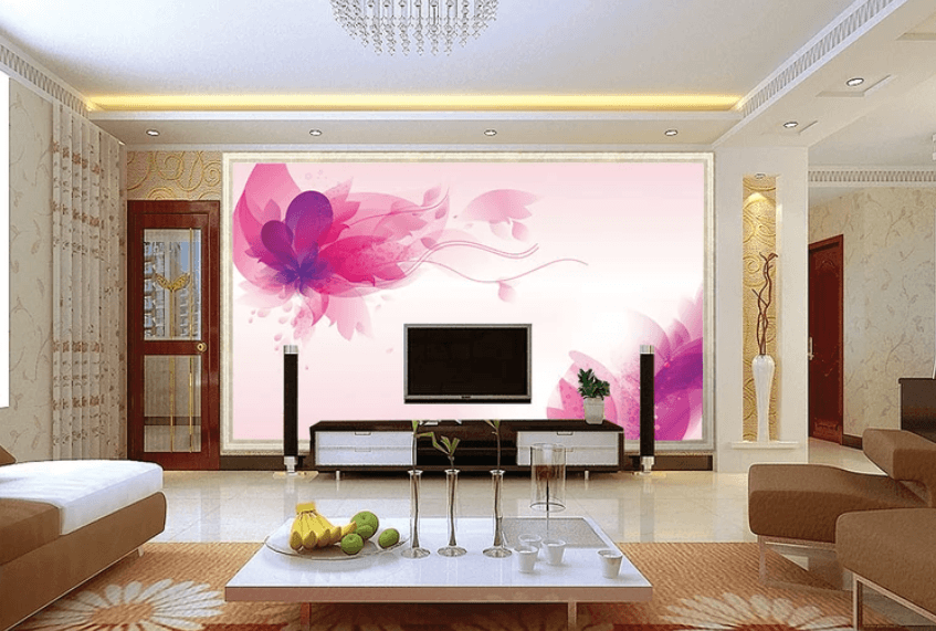 3D Transparent Safflower 843 Wallpaper AJ Wallpaper 2