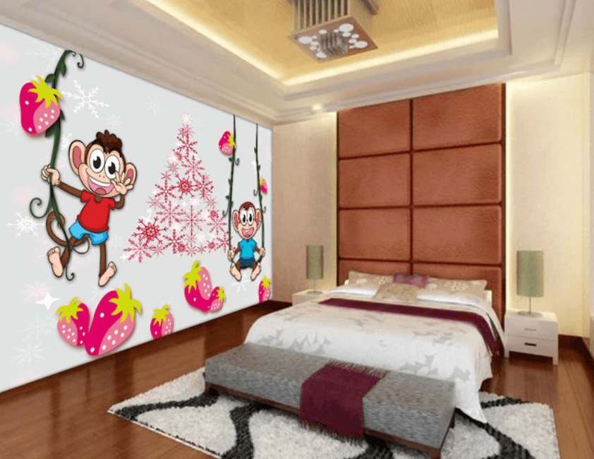 3D Cute Monkey 835 Wallpaper AJ Wallpaper 2