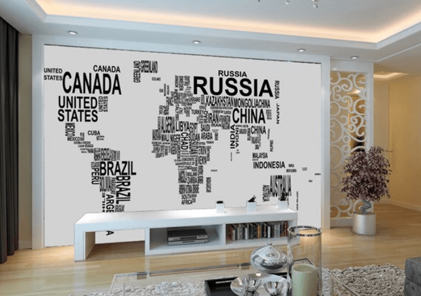 3D English Map 826 Wallpaper AJ Wallpaper 2