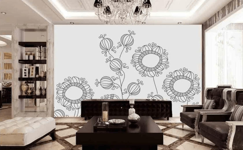 3D Painting Flower 819 Wallpaper AJ Wallpaper 2