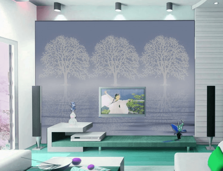 3D White Tree 768 Wallpaper AJ Wallpaper 2