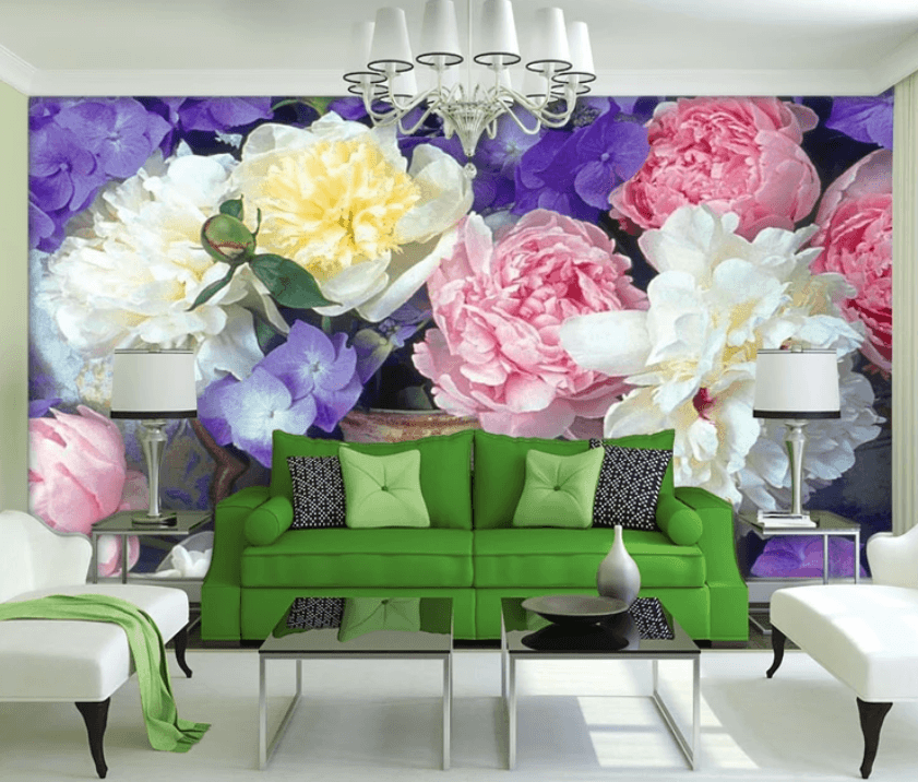 3D Bright Colors Flower 759 Wallpaper AJ Wallpaper 2