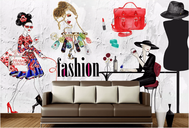 3D Fashion Girl 2161 Wall Murals Wallpaper AJ Wallpaper 2