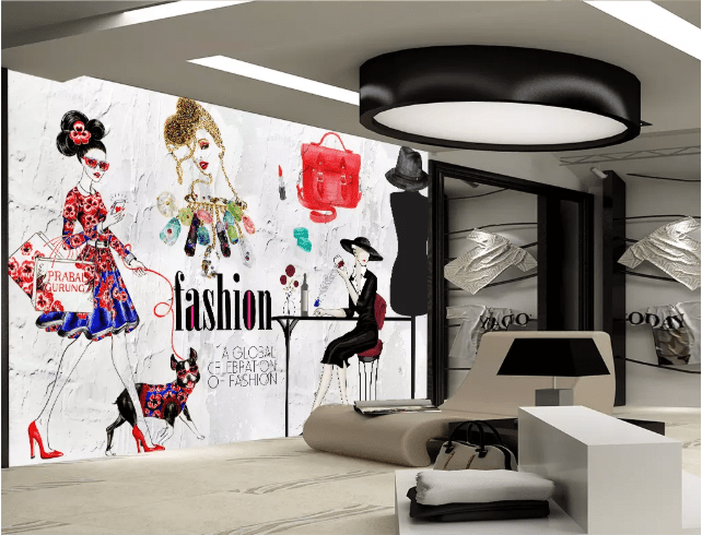 3D Fashion Girl 2161 Wall Murals Wallpaper AJ Wallpaper 2