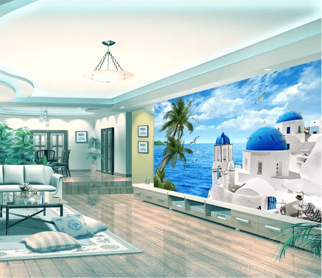 3D Sea Castle 2001 Wall Murals Wallpaper AJ Wallpaper 2