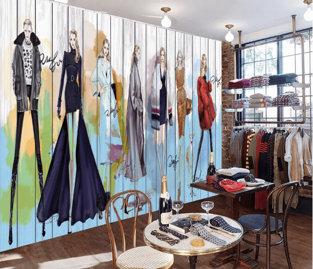 3D Fashion Clothes 2120 Wall Murals Wallpaper AJ Wallpaper 2