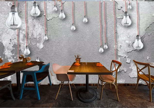 3D White Bulb 2043 Wall Murals Wallpaper AJ Wallpaper 2