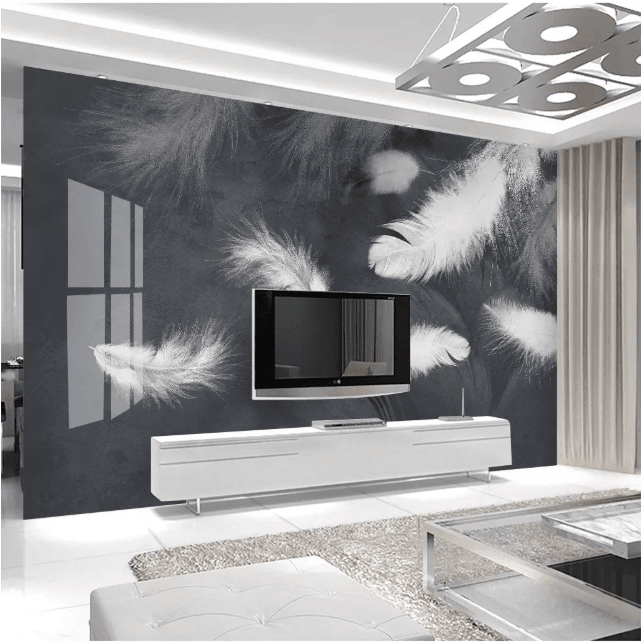 3D Soft Feather 2167 Wall Murals Wallpaper AJ Wallpaper 2