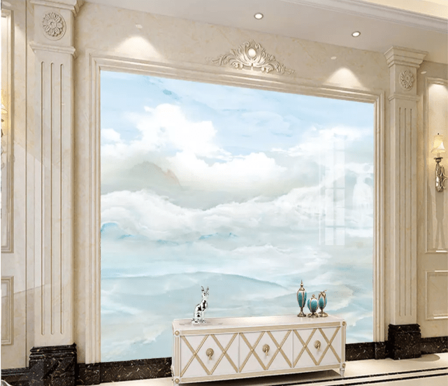 3D White Clouds 2202 Wall Murals Wallpaper AJ Wallpaper 2