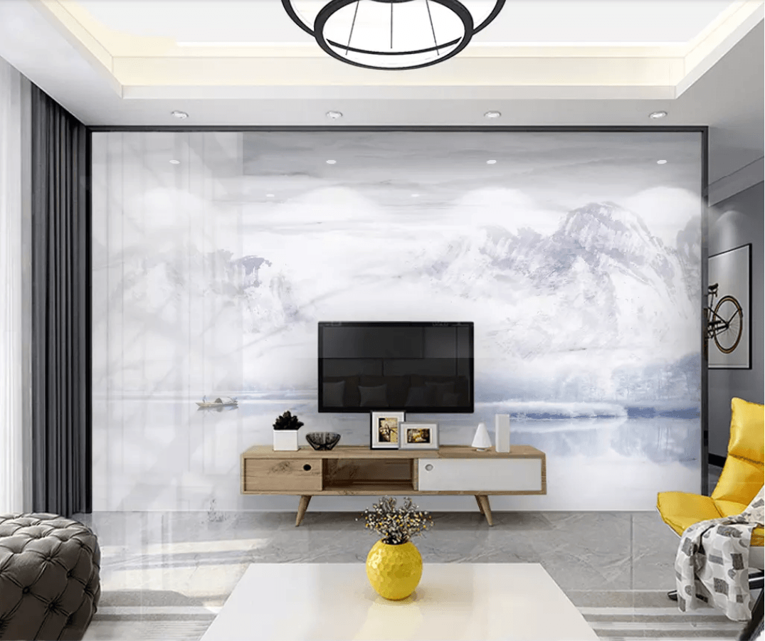 3D Mountain River 1195 Wall Murals Wallpaper AJ Wallpaper 2