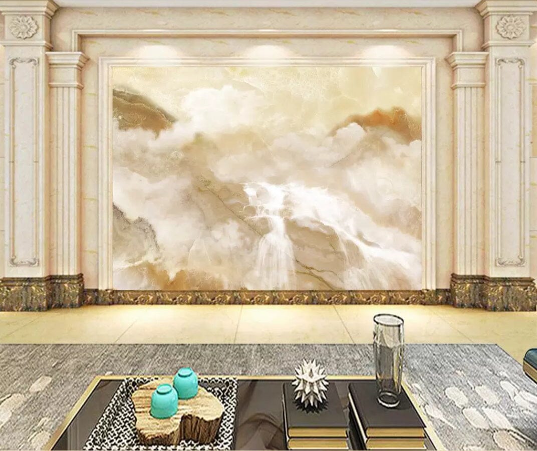 3D Sunrise Mountain River 2351 Wall Murals Wallpaper AJ Wallpaper 2