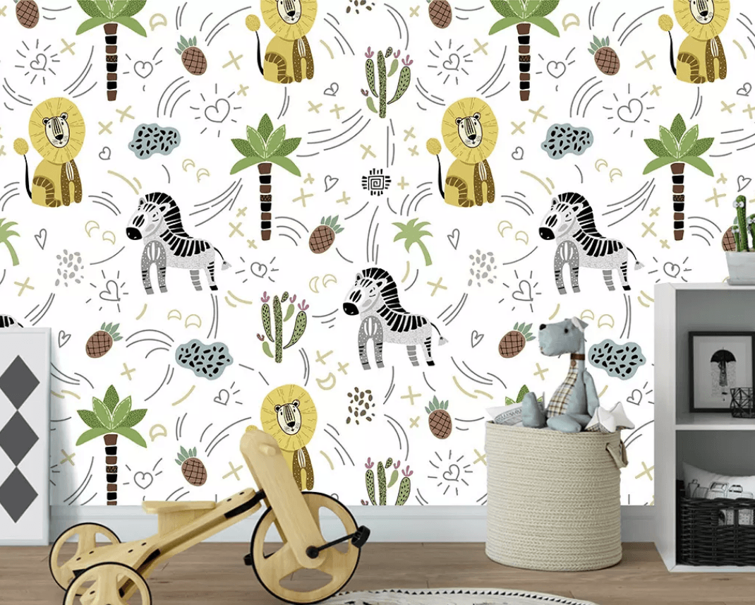 3D Seahorse Lion 1209 Wall Murals Wallpaper AJ Wallpaper 2