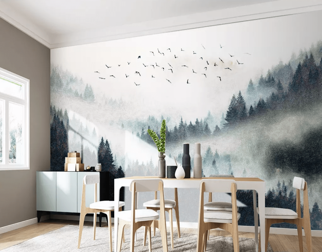 3D Forest Bird 2332 Wall Murals Wallpaper AJ Wallpaper 2