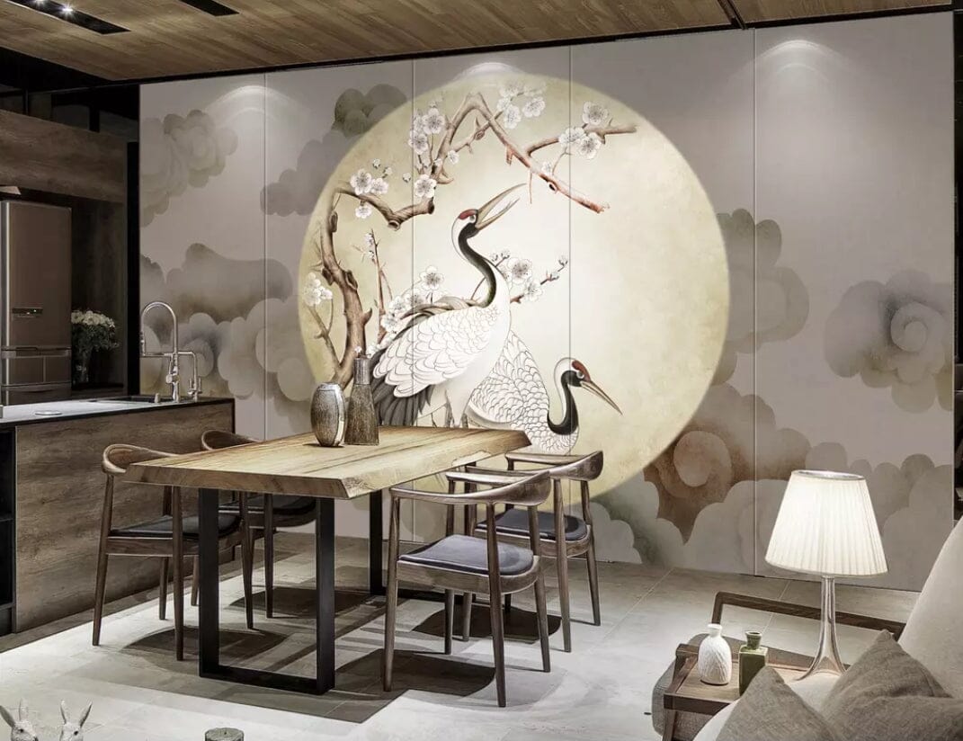 3D Bird Flower 1448 Wall Murals Wallpaper AJ Wallpaper 2