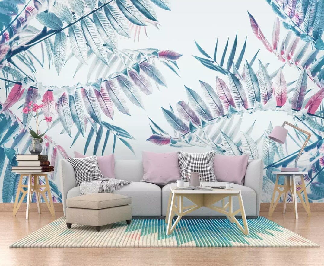 3D Colored Leaves 2217 Wall Murals Wallpaper AJ Wallpaper 2