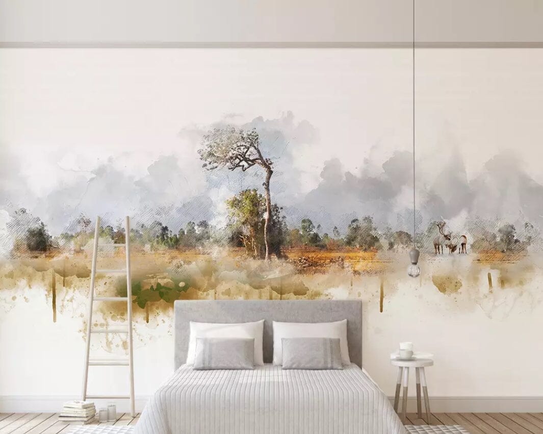 3D Forest Tree 1508 Wall Murals Wallpaper AJ Wallpaper 2