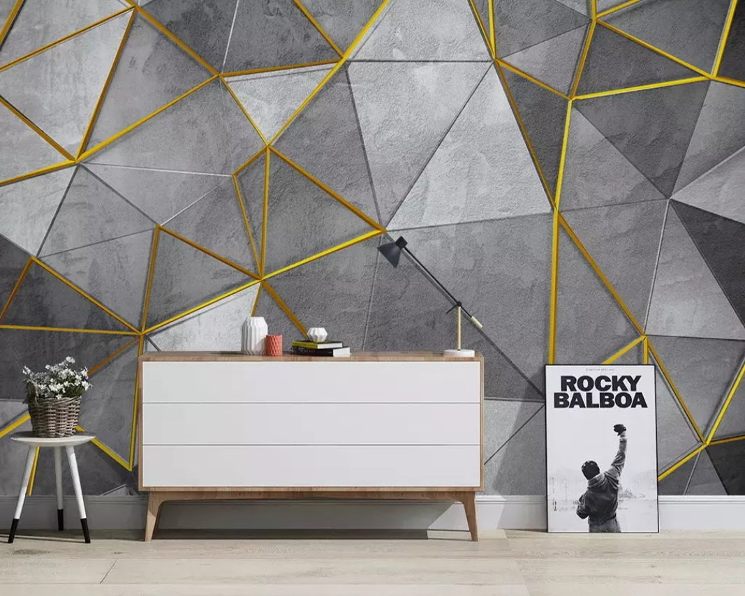 3D Geometric Patterns 956 Wall Murals Wallpaper AJ Wallpaper 2