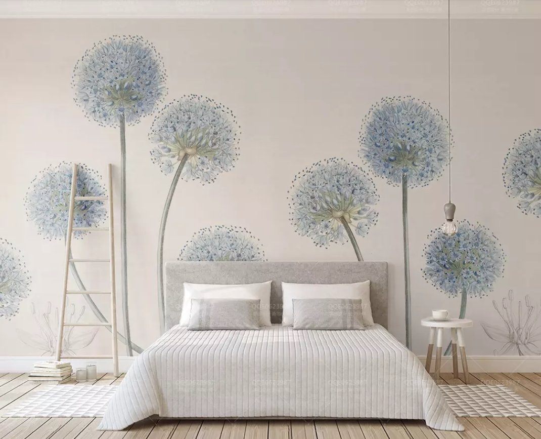 3D Dandelion 934 Wall Murals Wallpaper AJ Wallpaper 2
