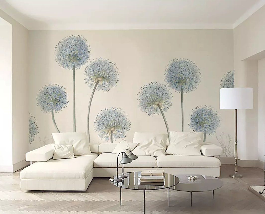 3D Dandelion 934 Wall Murals Wallpaper AJ Wallpaper 2