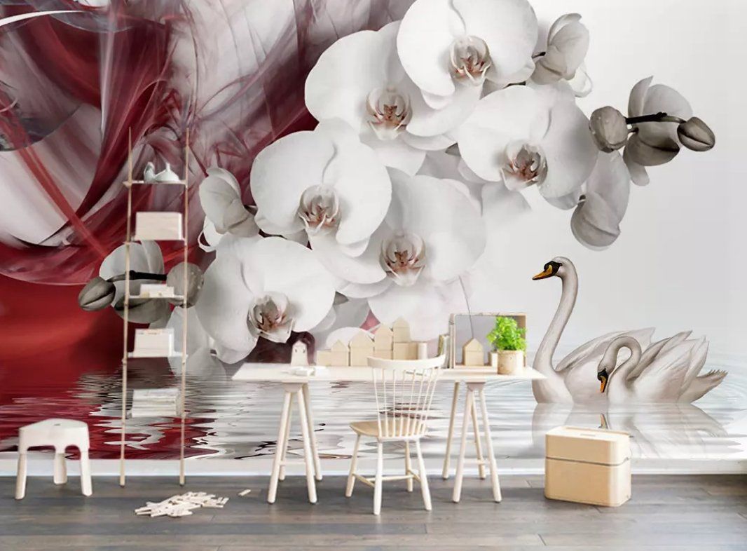 3D Flower 1199 Wall Murals Wallpaper AJ Wallpaper 2