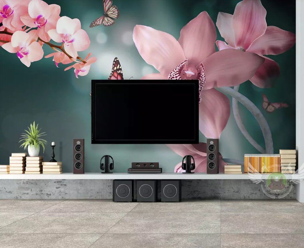 3D Pansy 1193 Wall Murals Wallpaper AJ Wallpaper 2
