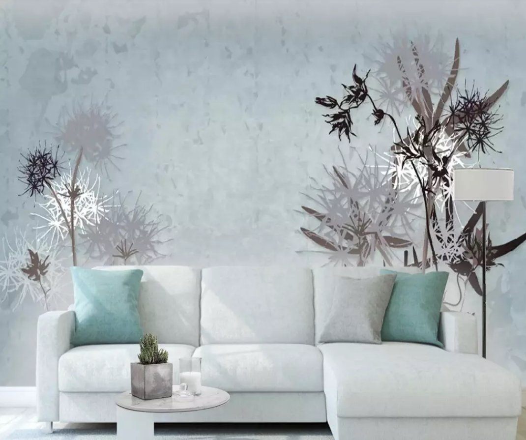 3D Dandelion 1380 Wall Murals Wallpaper AJ Wallpaper 2